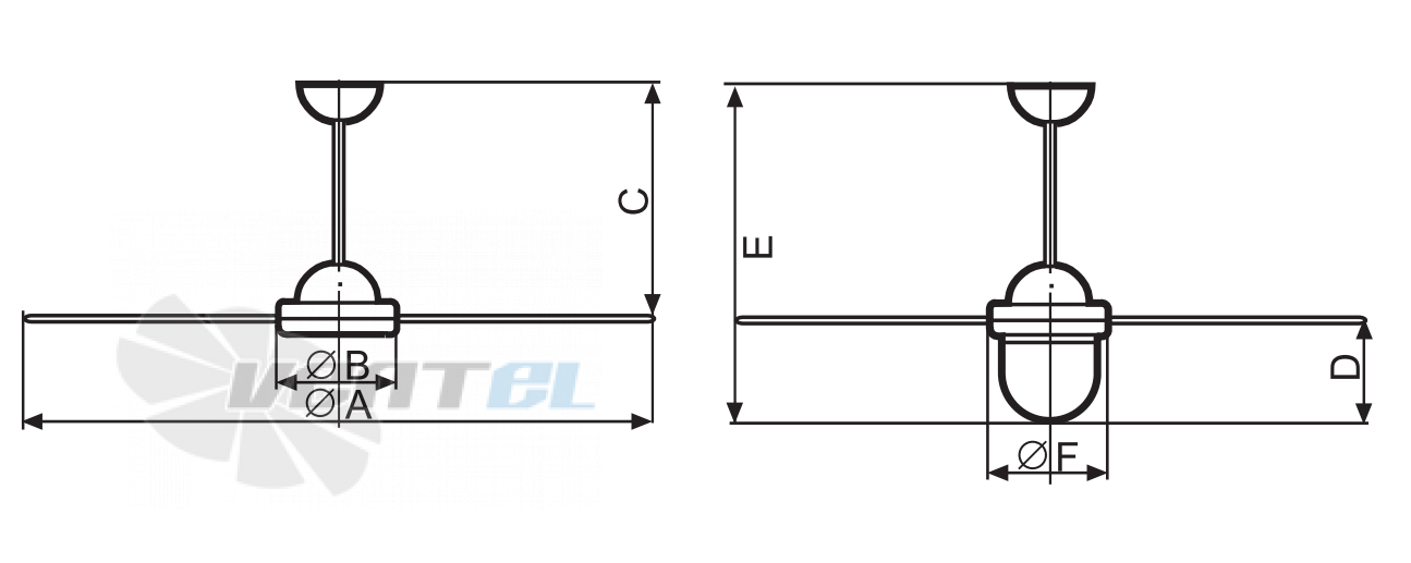 Vortice DESIGN 1S/L 140/56 - описание, технические характеристики, графики